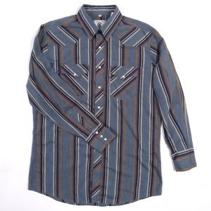 CORRAL WEST RANCH WEAR Pearl Snap Shirt VTG EUC